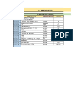 Analisis de Costo Unitario