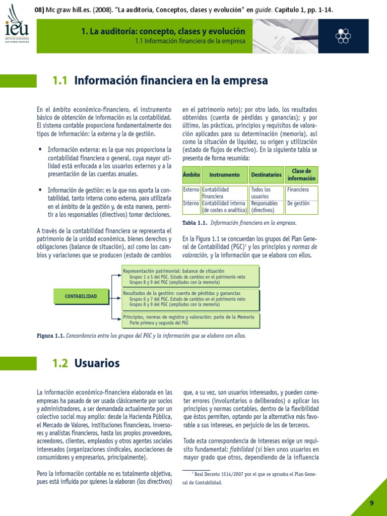Evolución y Concepto de Auditoría Financiera | PDF | Contralor ...