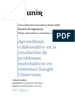 Aprendizaje Colaborativo en La Resolución de Problemas Matemáticos