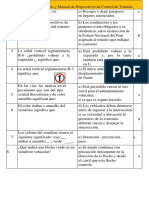 Reglamento de tránsito y dispositivos de control