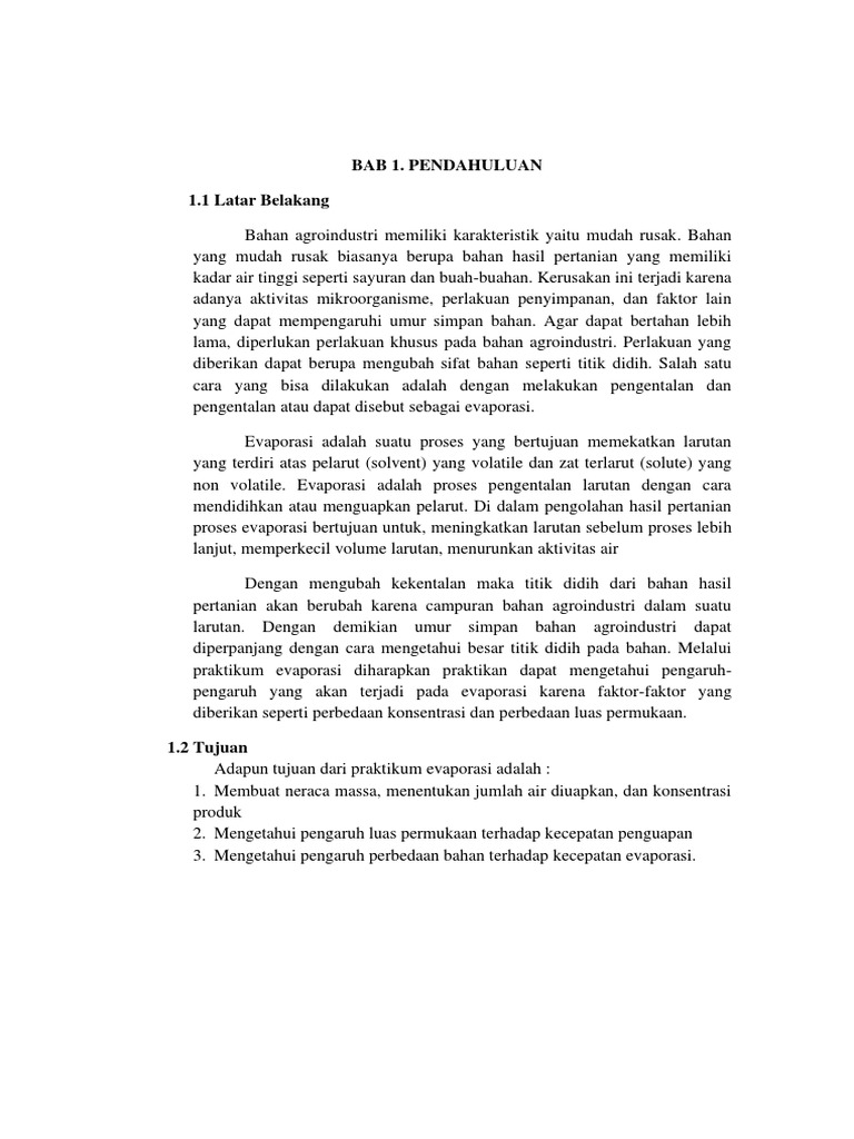 Laprak Evaporasi Fix-Dikonversi | PDF