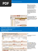 MM ME22N Canceling A Purchase Order