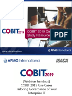 Cobit 2019 Use Case Handout PDF 08feb19 PDF