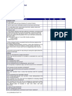 Simple Template Checklist Free Excel Download