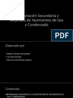 Recuperación Secundaria y Mejorada de Yacimientos de Gas