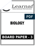 12th Board Test 3 Paper of Biology by Hemant Maurya Sir
