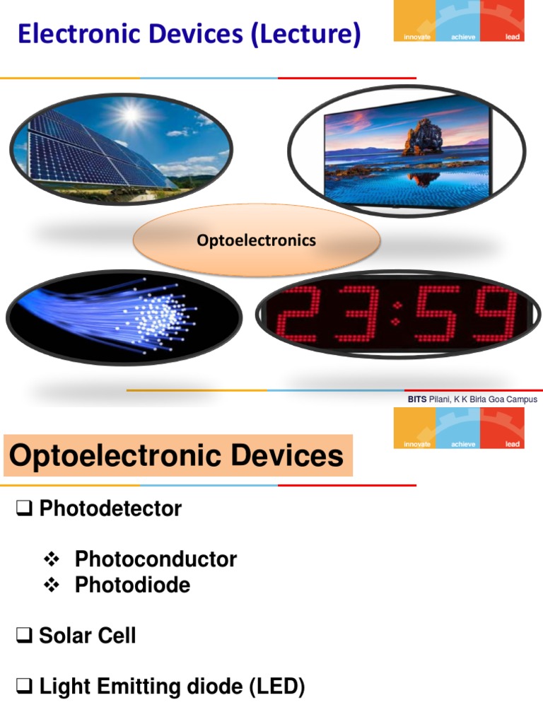 Optoelectronic Devices PDF Laser PN Junction
