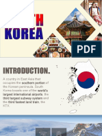 REPORT ON SOUTH KOREA