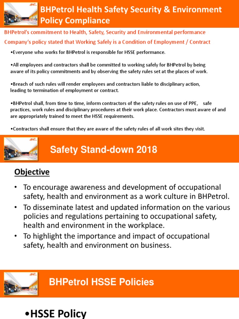 Hsse Slide (Contractor) PDF | PDF | Scaffolding | Crane (Machine)
