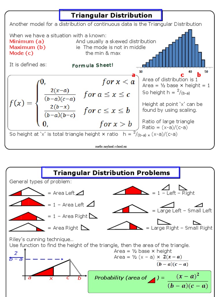 12 Triangular Distribution | Download Free PDF | Standard Deviation ...