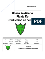 Bases de Diseño Planta Productora de Cerveza CORRECCION