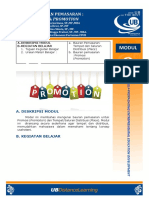 Modul 9. Place and Promotion
