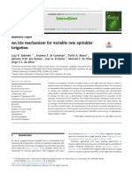 An Iris Mechanism For Variable Rate Sprinklerirrigation PDF