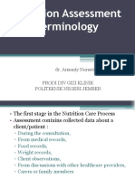 Nutrition Assesment Terminology