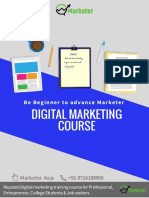 Digital Marketing Course Syllabus PDF