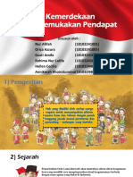 Kemerdekaan Mengemukakan Pendapat