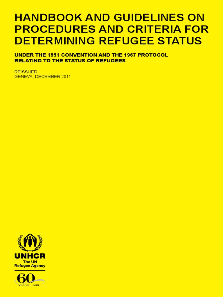 UNHCR, Handbook | PDF | Refugee | United Nations High Commissioner For ...