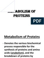Jay-Ann Gubalani Metabolism of Proteins