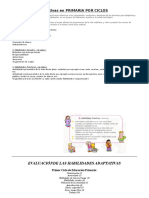 Habilidades Adaptativas en I Ciclo de Primaria