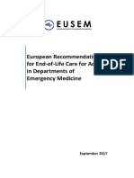 EuSEM Recommendations End of Life Care in EDs September2017 PDF