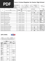 School Form 1 - 11 STEM