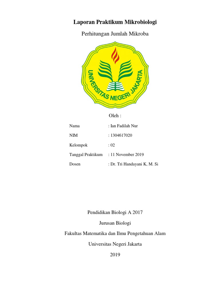 Laporan Praktikum Perhitungan Jumlah Mikroba | PDF