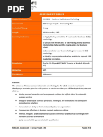 MKG201 Assessment 2 Group Project M6 Mariana