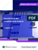 Pengantar Ilmu Administrasi Publik Modul 14 PDF