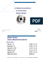 Recommendation Brake Fluids