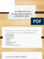 Components of Environmental Impact Assesment (Eia)