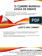 Proyecto Cumbre Mundial Metodología de Debate