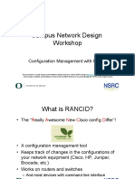 Network Design (Rancid)