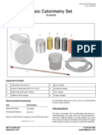 Basic Calorimetry Set Manual TD 8557B