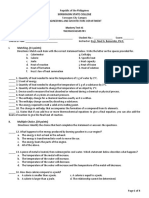 MT 1 Thermochemistry