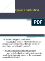 The Philippine Constitution Report