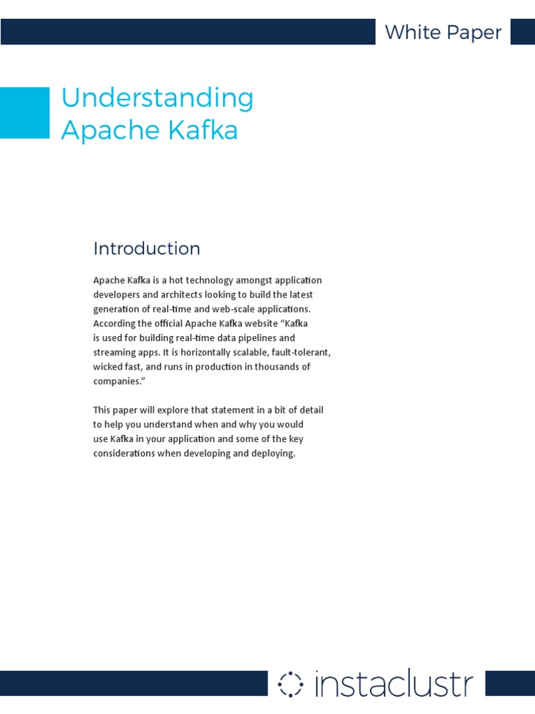 Exploring Apache Kafka's Architecture | PDF | Apache Spark | Cloud ...
