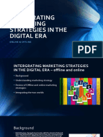 Intergrating Marketing Strategies in The Digital Era