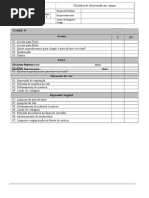 Check lista de torre e vão