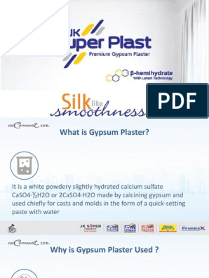 What Is Gypsum Plaster?