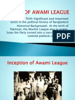 Birth of Awami League