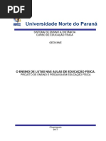 O Ensino de Lutas Nas Aulas de Educação Fisica-correto