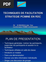 Techniques de Facilitation Formateurs Pcime