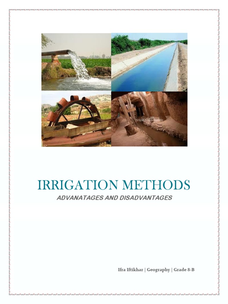 Comparing Traditional and Modern Irrigation Methods A Study of Persian