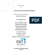 Interpretation of Gas Well Data Using IHS Markit