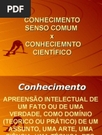 SENSO COMUM E CIENTÍFICO