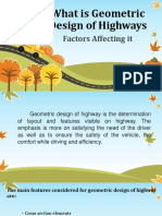 What Is Geometric Design of Highways