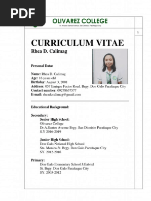 Curriculum Vitae