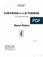 Saint-Saens - Litanies de La Sainte Vierge PDF