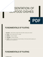 Presentation of Seafood Dishes