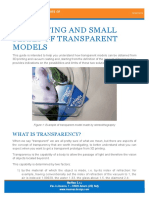 Transparent models in Stereolithography and Vacuum Casting